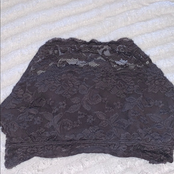 Lacey Grey High-Neck Bralette - Picture 2 of 8